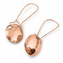 Circular Hammered Silver Drop Earrings, thumbnail 9 of 9