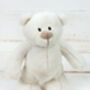 Soft Toy Teddy Bear With Personalised Keepsake Keyring, thumbnail 2 of 7