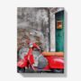 A5 Hardback Notebook Featuring An Italian Red Scooter, thumbnail 1 of 4