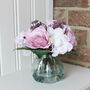 Rose And Hydrangea Arrangement And Vase, thumbnail 3 of 5