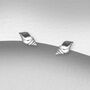 Sterling Silver Seashell Stud Earrings, thumbnail 2 of 4