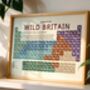 Wild Britain Periodic Table Art Print, thumbnail 1 of 12
