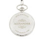 Personalised Classic Pocket Fob Watch, thumbnail 5 of 6