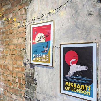 A Swallow Dive Art Print, The Migrant Birds Of London, 4 of 4