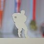 Ice Hockey Personalised Medal Hanger, thumbnail 2 of 4