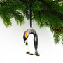 Emperor Penguin Wooden Hanging Decoration, thumbnail 1 of 6