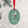 Personalised Oval Christmas Decoration, thumbnail 11 of 12