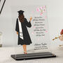 Graduation Keepsake Poem Blossom Floral Plaque, thumbnail 1 of 6