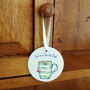 Personalised Tea Rific Ceramic Decoration, thumbnail 4 of 6