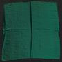 Forest Green Silky Square Scarf, thumbnail 2 of 3