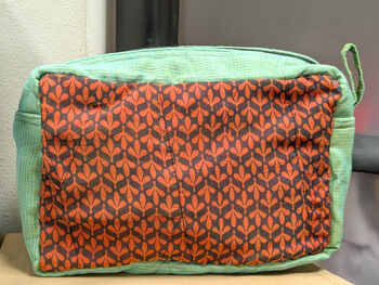 Large Colourful Upcycled Sari Box Pouches, Handmade In India, 5 of 12