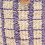 Changia: Lavender Check Woven Storage Basket, thumbnail 4 of 7