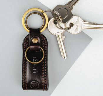 Personalised 3rd Anniversary Key Ring. 'The Nepi', 2 of 12