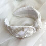 Bridal Lace Knot Headband, thumbnail 5 of 7