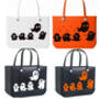 Stylish, Waterproof Tote Bags, Autumn Colours, Halloween Pumpkins, Ghosts, Skull Designs, thumbnail 4 of 12