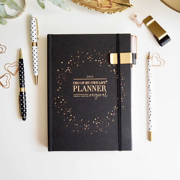 2026 Weekly Life Planner • Ceo Of My Own Life® • Black Vegan Leather, 2 of 9