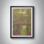 Olympic National Park USA Travel Poster Art Print, thumbnail 1 of 8