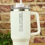 Personalised White Travel Cup 40 Oz, thumbnail 4 of 5