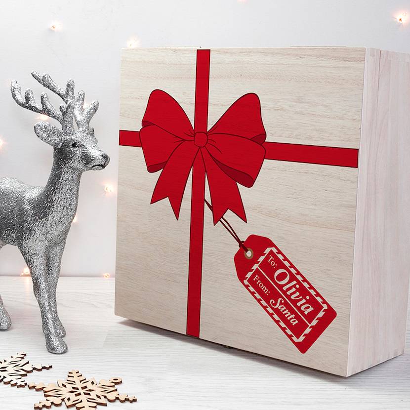 personalised all wrapped up christmas eve box by the letteroom | notonthehighstreet.com