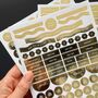 236 Foiled Planner Stickers Pack Of Three Sheets, thumbnail 6 of 6