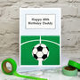 'Football' Personalised Birthday Card, thumbnail 1 of 4