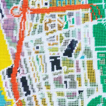 Sydney Day City Map Needlepoint Kit, 5 of 5