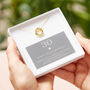 Gold Plated 30th Birthday Rings Necklace, thumbnail 1 of 5