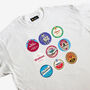 Aston Villa Football Beer Mats T Shirt, thumbnail 2 of 4