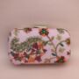 Pari Handcrafted Raw Silk Pink Clutch Bag, thumbnail 4 of 6