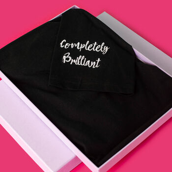 'Completely Brilliant' Sleep Tee In Gift Box, 5 of 7