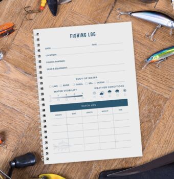 Personalised Fishing Log Book, 2 of 5