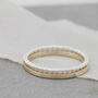 Plain Band Ring. 9ct Gold Stackable Ring, thumbnail 8 of 8