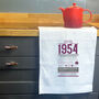 Personalised 70th Birthday Gift Microfibre Tea Towel, thumbnail 6 of 8