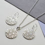 Sterling Silver Starry Night Dangly Earrings, thumbnail 2 of 5