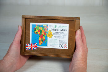 Countries Of Africa Wooden Jigsaw Puzzle, 3 of 5