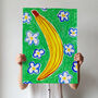 Banana Food Art Print Kitchen Fruit Poster, thumbnail 12 of 12