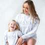 Spring Mama Est Embroidered Personalised Sweatshirt, thumbnail 1 of 12