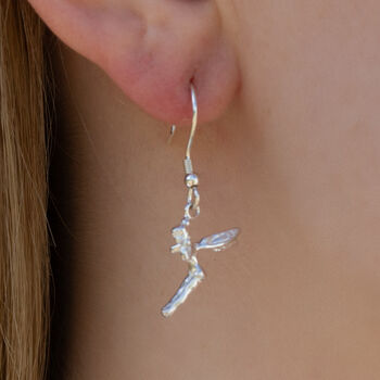 Sterling Silver Fairy Earrings, 3 of 6
