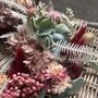 Autumnal Cottage Style Dried Flower Wreath, thumbnail 7 of 7