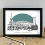 Stratford Upon Avon Skyline Art Print Unframed, thumbnail 3 of 6