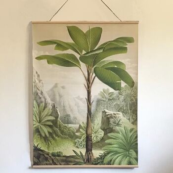 Maitri Botanical Canvas Wall Hanging, 2 of 2