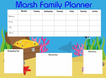 Personalised Family Planners, 2 of 7