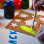 Rocket Mini Fabric Ink Stencil Kit, thumbnail 8 of 11