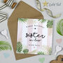 Palm Leaf Sister Birthday Card, thumbnail 2 of 3
