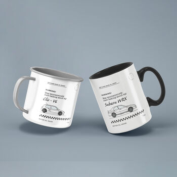 Personalised Funny Motor Mugs, I May Talk About My Car, 2 of 2