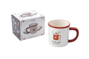 Hot Chocolate Weather Winter Mug, 5 of 8