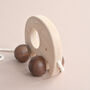 Personalised Push And Pull Elephant Wooden Toy, thumbnail 2 of 3