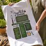 Personalised 70th Birthday Gift Garden Towel, thumbnail 2 of 6