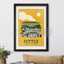 Settle Yorkshire Dales Poster Print, thumbnail 1 of 4