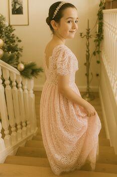 Aluna In Baby Pink ~ Flower Girl /Party Dress, 2 of 5